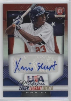2014 Panini USA Baseball Box Set 18U National Team /25 Xavier Legrant #41 Auto - Image 1 of 2
