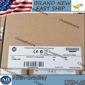 Procesador de seguridad CompactLogix PLC-AB 1768-L45 1768 L45 nuevo sellado - Imagen 1 de 3