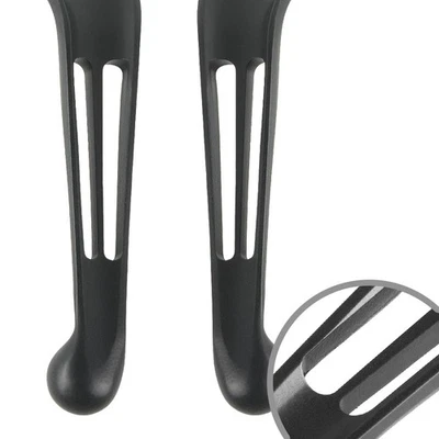 Juego de palancas negras ranuradas de aluminio CNC 10202B para Harley 2010 Super Glide FXD Foto 1 de 4