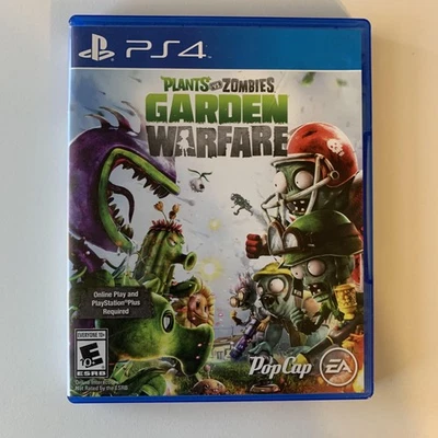 Plants vs Zombies Garden Warfare Sony PS4 Video Game Complete EA PopCap Blu-ray - Image 1 of 4