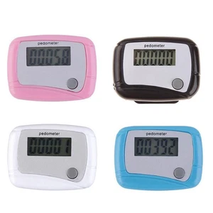 Black LCD Digital Step Pedometer Walking Calorie Counter Be: Distance .AU W6E9 - Picture 1 of 1
