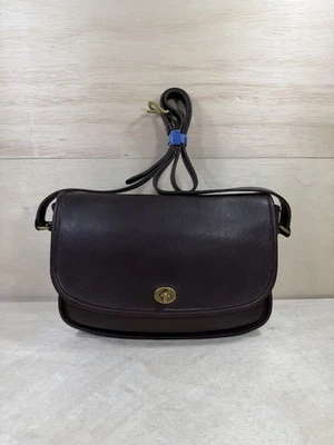 Coach Vintage 9790 City Bag Crossbody Shoulder Dark Brown Leather - Image 1 of 4