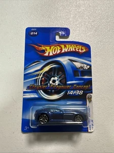 2006 Hot Wheels #14 First Editions 14/38 CHRYSLER FIREPOWER CONCEPT Dark Blue - Picture 1 of 3