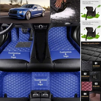 For Bentley Flying Spur Car Floor Mats Auto Carpets All Weather Waterproof Foto 1 de 4