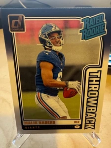 Malik Nabers Bronze RC Rated Rookie 2024 Donruss Football Giants - Bild 1 von 1