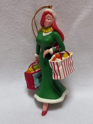 Grolier Navidad Disney Jessica Rabbit Who Enmarcó Roger Rabbit Ornamento Foto 1 de 4