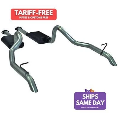 Kit de sistema de exaustão Flowmaster FLO17116 compatível com Ford Mustang 1987-93 Performance Par - Imagem 1 de 4