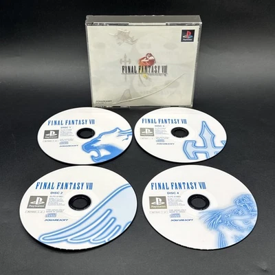 Final Fantasy VIII 8 (PlayStation 1 PS1 Japan) 4-Disc Set/Tested/US Seller - Image 1 of 4
