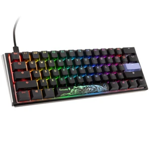 Ducky One 3 Classic Black/White Mini Gaming Tastatur, RGB LED - MX-Red (US) - Bild 1 von 10