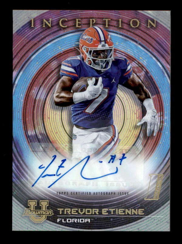 TREVOR ETIENNE 2022/23 BOWMAN UNIVERSITY INCEPTION ROOKIE AUTOGRAPH AUTO BF7285 - Image 1 of 1
