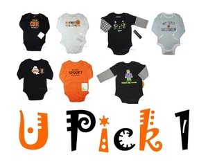 Halloween Bodysuit Creeper Romper Baby First Shirt Tee Boys Girls Baby Costume - Picture 1 of 8