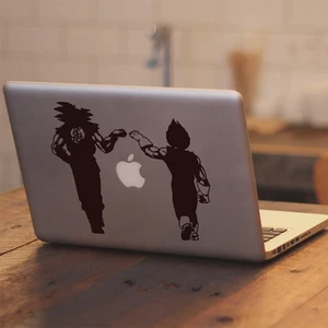 Dragon Z Vegeta Goku Fist Bump for Macbook Air Pro 11 13 15" Vinyl Decal Sticker - Picture 1 of 5