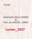 Notice Instructions Pour Le Montage Du Gyro De Direction " Sperry "