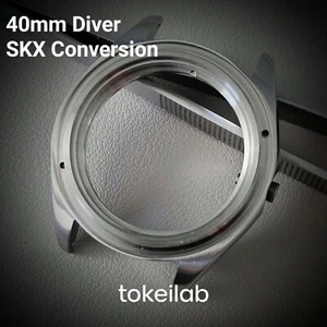 Estuche 40mm Diver SKX Conversión + Pulsera NH35 NH36 SEIKO SKX007 SKX - Imagen 1 de 2