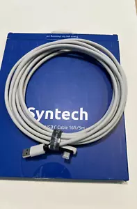 Syntech USB A to USB C 16' Cable VR Quest2 Headset Accessory Cord White - Photo 1 sur 3