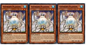 Yugioh - 3X Plantador Fishborg - Común - 1ª Edición - ABYR-EN030 - Casi Como Nuevo - Imagen 1 de 1