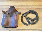 Vintage 2 Man  Hand Roll Up Chain Saw & Pouch Very  Rare Available Worldwide