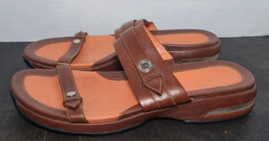 Cole Haan Leather Flat Sandals Size 9B - Picture 1 of 14