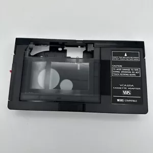 VHS SVHS Compatible VCA115A Cassette Adapter Tested Works - Picture 1 of 4