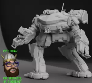 Modelo mecánico alternativo KGC-010 King Crab para Battletech 6 mm-10 mm-15 mm - Imagen 1 de 1