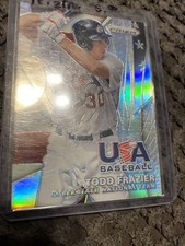 2015 Panini Prizm Todd Frazier #8 USA Baseball Silver Prizm. Team USA Collegiate