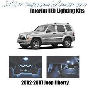 XtremeVision Interior LED for Jeep Liberty 2002-2007 (9 PCS) Cool White