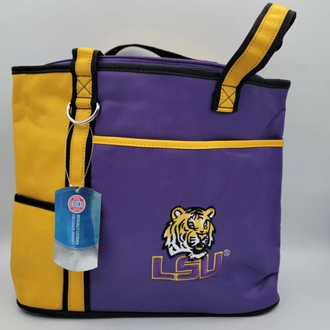 LSU Tigers Carryall Tote Bag Embroidered Logo Brand New Cover