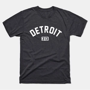 Detroit Hemd | Detroit 313 Klassisches T-Shirt - Bild 1 von 11