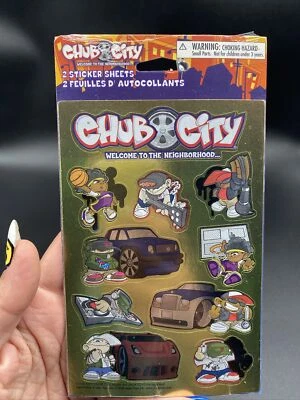 Наклейки Chub City Jada 2008 эпоха рецессии 2 листа/упаковка автомобилей  - Изображение 1 из 4