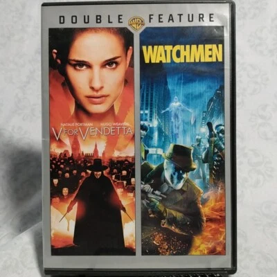 V for Vendetta / Watchmen Double Feature DVD SWB Combined Shipping - Image 1 of 2