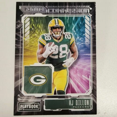 2021 Panini Playbook AJ DILLON Zoning Commission Insert Packers #ZC-AJD - Image 1 of 1