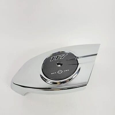 Cubierta de montaje de filtro de aire cromada Harley Davidson 2024 Street Road Glide 117 Foto 1 de 4