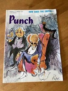 Vintage Punch Magazine March 1970 Vintage How Goes The Empire Commonwealth Club - Picture 1 of 9