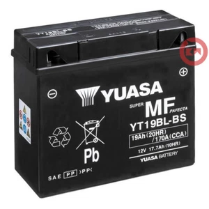 BATTERIA ORIGINALE YUASA 12V 19AH YT19BL-BS BMW R 850 RT 1998-2003 - Foto 1 di 3