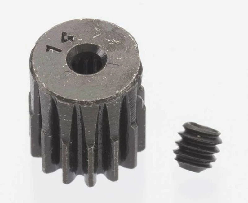 Robinson-Racing RR-1814 Mini-Motorritzel aus Hartstahl 2mm Modul 0.5 14 Zähne - Bild 1 von 1