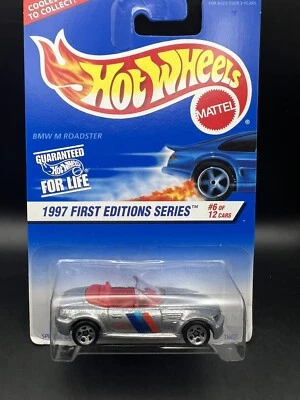 Hot Wheels 1997 First Editions BMW M Roadster in Silver Collector #518 - Image 1 of 3