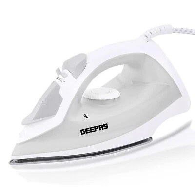 Electric Steam Iron Ceramic Soleplate Spray & Steam Function Self Clean 1300W UK - Image 1 of 4