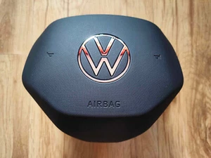 VW GOLF 8 VIII / T-ROC FACELIFT 2021- ORIGINAL DRIVER AIRBAG 5NA880201H - Imagen 1 de 4