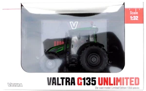 UNIVERSAL HOBBIES VALTRA G135 UNLIMTED ULTRA GREEN COLLECTIBLE TRACTOR 1:32 - Picture 1 of 4