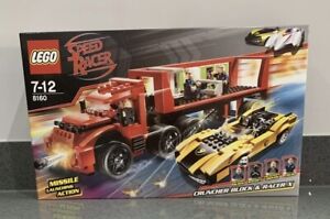 LEGO 8160 Speed Racers. Cruncher Block & Racer X. NISB Rare Retired NISB Sealed✅