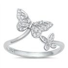 NEW! Sterling Silver 925 SILVER RING BUTTERFLY DESIGN SIZES 5-10