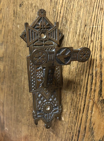 Antique Cast Bronze “Bluebird” Bell Pull Lever by Sargent, c1888 Cover
