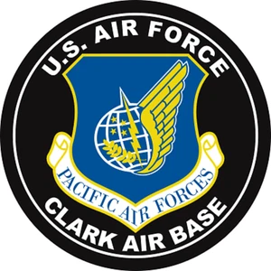 4" PACIFIC AIR FORCES CLARK AIR BASE DECAL STICKER USA MADE  - Picture 1 of 1