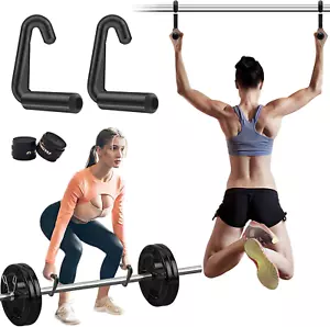 Heavy-Duty Gym Attachment Handles for Pull-Up Bar and Resistance Bands - Picture 1 of 12