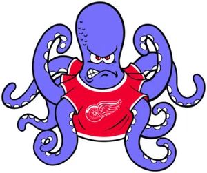 Detroit Red wings Octopus Mascot Vinyl Decal / Sticker 10 sizes!! Tracking!! - Picture 1 of 4