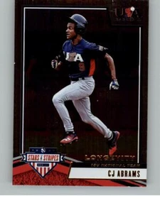 2019 Panini USA Baseball Stars & Stripes #93 CJ Abrams Longevity Base - Picture 1 of 2