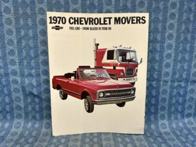 Chevrolet Truck Blazer to Titan 90 1970 línea completa folleto de ventas original 8 páginas Foto 1 de 4