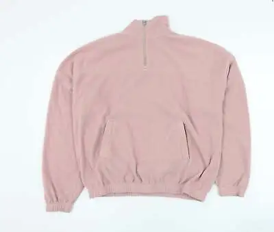 New Look Womens Pink Polyester Pullover Sweatshirt Size M Pullover • 6.71€