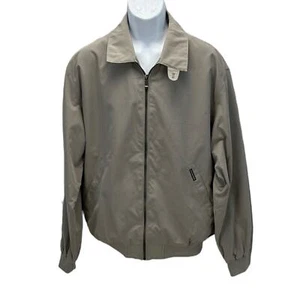 Weatherproof Men's Zip Front Golf Windbreaker Jacket - Fog / Grey - size Medium - Picture 1 of 8