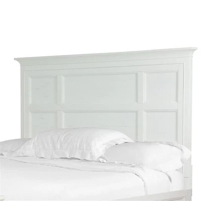 Cabecero Magnussen Heron Cove Relajado Tradicional Blanco Suave Panel King Foto 1 de 2